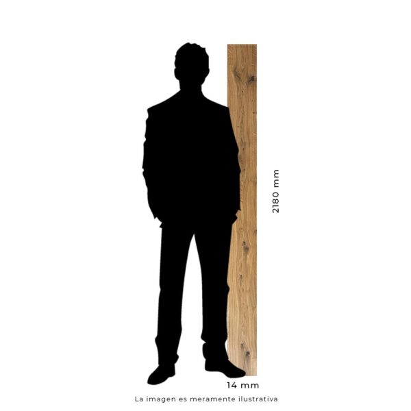 Piso De Madera Estructurado Roble Country Natural 1 Lama Super Mate 14mm – 175mm x 2180mm
