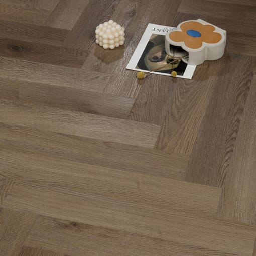 Piso Vinílico SPC Click 10033 Roble Americano SP041 6 mm con manta