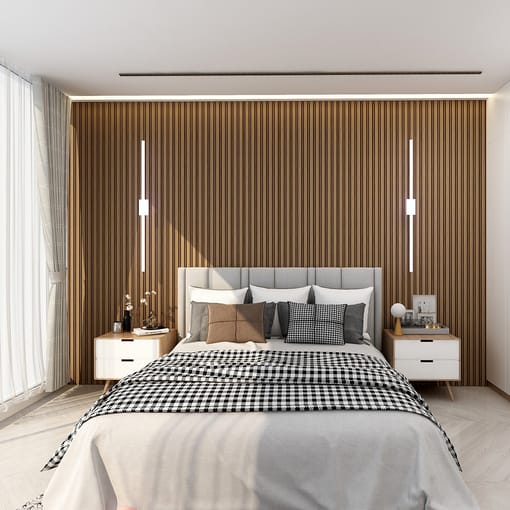 Revestimiento de Pared Interior Roble