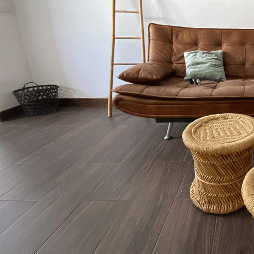 Piso Vinílico LVT Para Pegar Cacao Puro 2mm