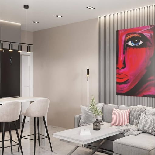 Revestimiento de Pared Interior Gris
