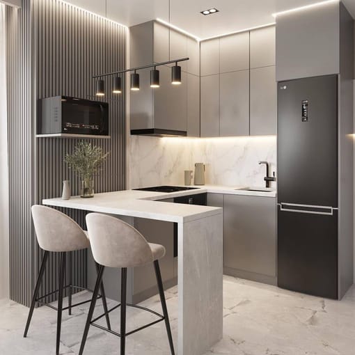 Revestimiento de Pared Interior Gris