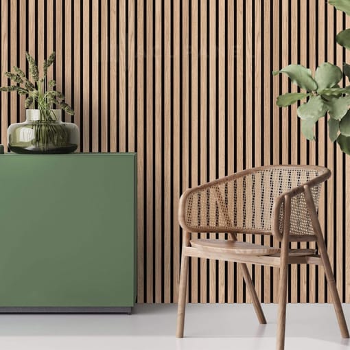Revestimiento de Pared Interior Roble