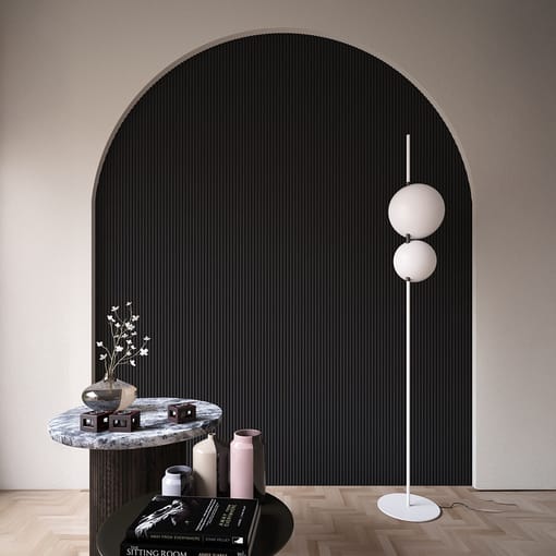 Revestimiento de Pared Interior Flat 3D Black Oak