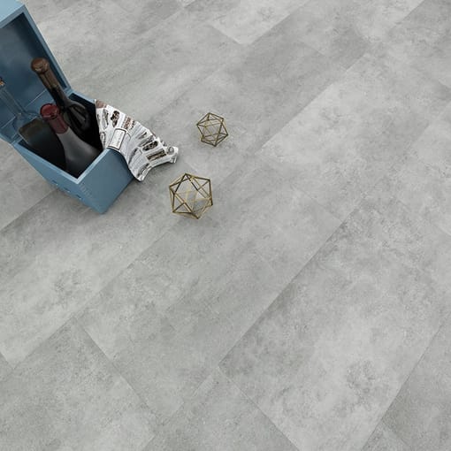 Piso Vinílico SPC 10052686 Concrete 5mm con manta