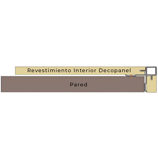 Perfil Esquinero para Decopanel