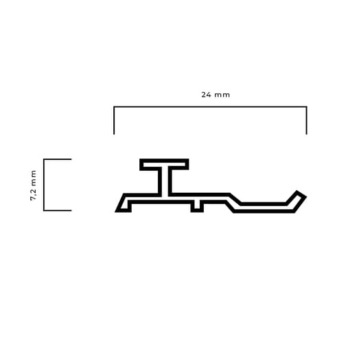 Perfil Invisible para Decopanel