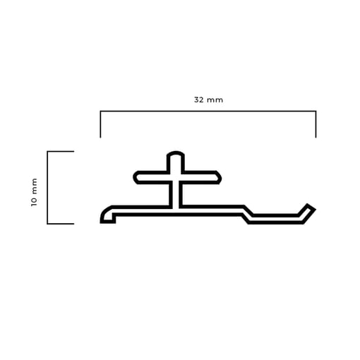 Perfil de Unión para Decopanel