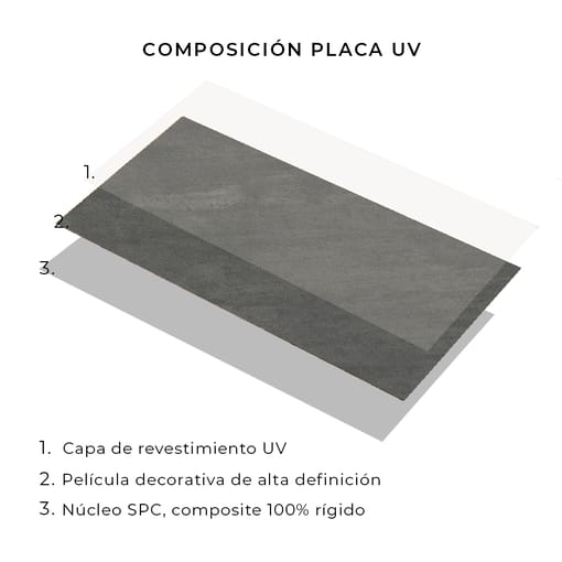 Placas UV Porfido Grafito 88511