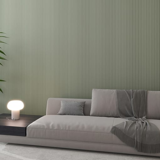 Revestimiento de Pared Interior Flat 3D Verde Aqua