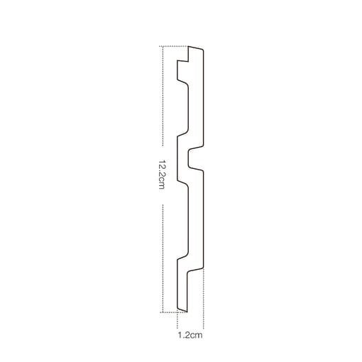 Revestimiento de Pared Interior Flat Crema