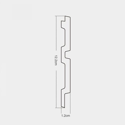 Revestimiento de Pared Interior Flat Negro