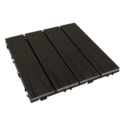 Deck Baldosa Co-Extruded G07 Charcoal