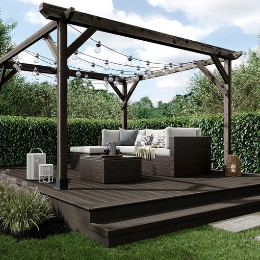 Deck Composite D18 Mix Chocolate
