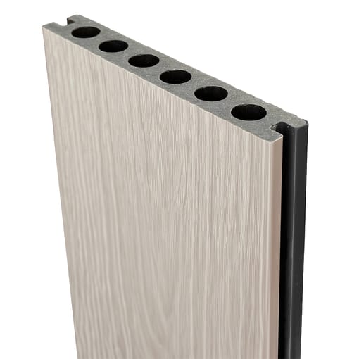 Deck Co-Extruded Dual Color G01 White Oak + G06 Silver Grey