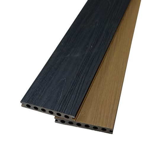 Deck Co-Extruded Dual Color G04 Teak + G07 Charcoal