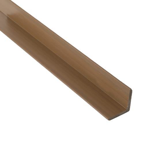 Perfil de Terminación en L Revestimiento Exterior Co-Extruded G04 Teak