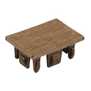 Terminación de Viga Co-Extruded G04 Teak 42mm x 60mm