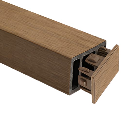 Terminación de Viga Co-Extruded G04 Teak 42mm x 60mm