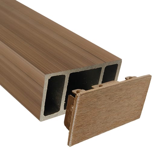 Viga Co-Extruded G04 Teak 45mm x 90mm stretch x 2 unidades