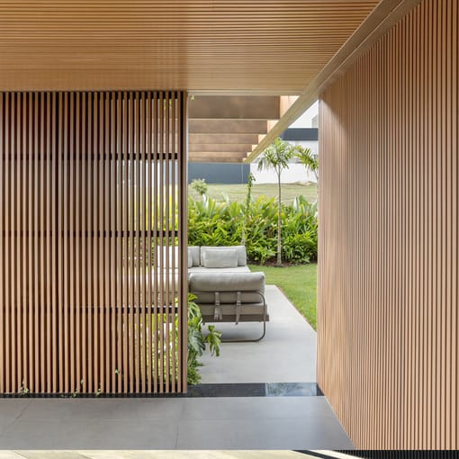 Wall Panel Exterior Co-Extruded G04 Teak