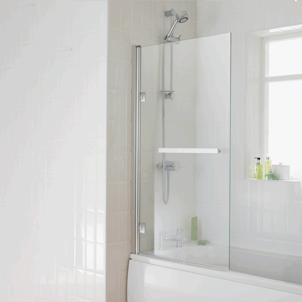 Mampara de Baño RebatibleTransparente Rectangular BS4003 80cm