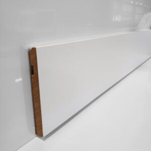 Varilla Zócalo Prepintado Curve Blanco 95 12mm x 95mm x 2600mm