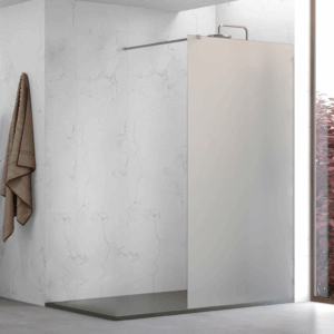 Mampara de Baño Fija Esmerilada 1001-2 80cm