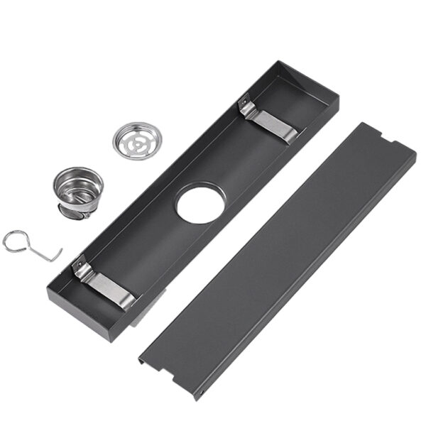 Rejilla Lineal Reversible Black 6,8cm x 30cm S-T030FX