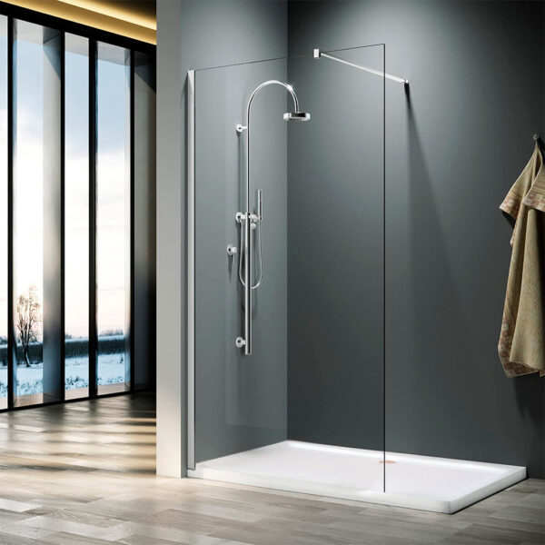 Mampara de Baño Fija Transparente 1001-1 80cm