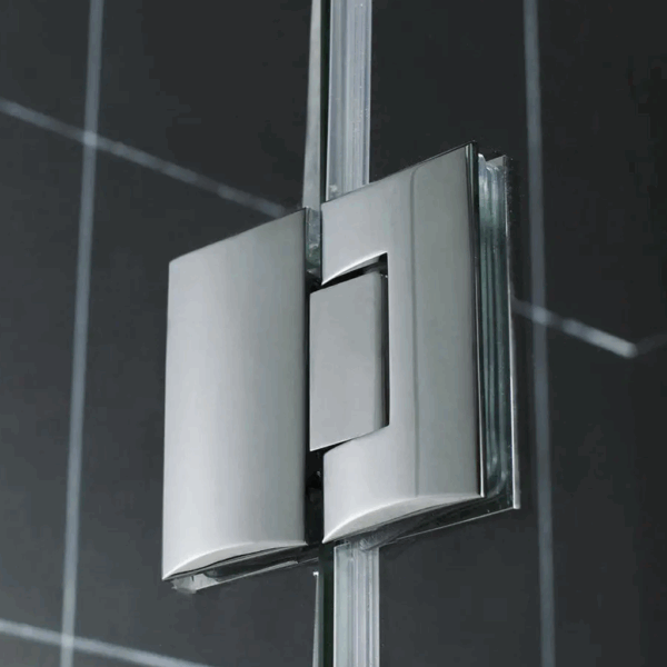 Mampara de Baño RebatibleTransparente Rectangular BS4003 80cm