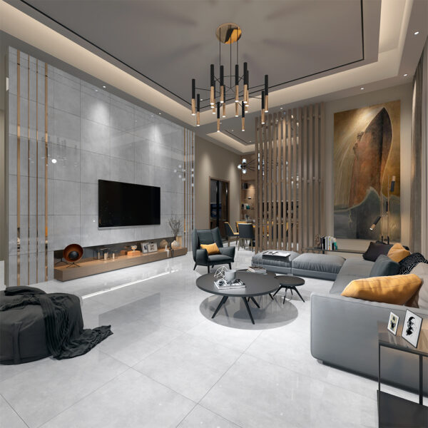 Porcelanato Marble Gris Caliza 60,8cm x 60,8cm
