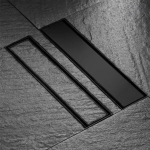 Rejilla Lineal Reversible Black 6,8cm x 30cm S-T030FX