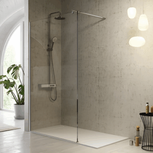 Mampara de Baño Fija Transparente 1003-1 90cm