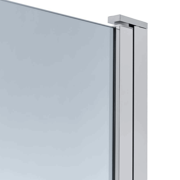 Mampara de Baño RebatibleTransparente Rectangular BS4003 80cm