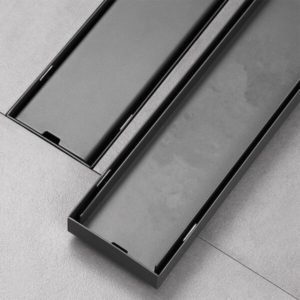 Rejilla Lineal Reversible Black 6,8cm x 30cm S-T030FX