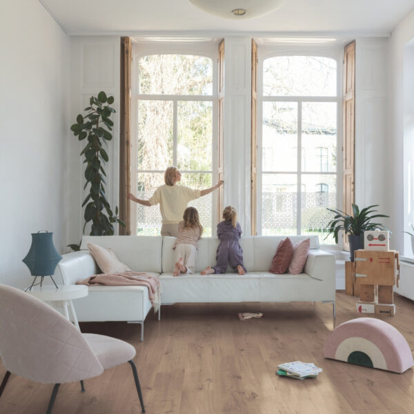 Piso Vinílico SPC Click Autumn SP038 4,5mm con manta