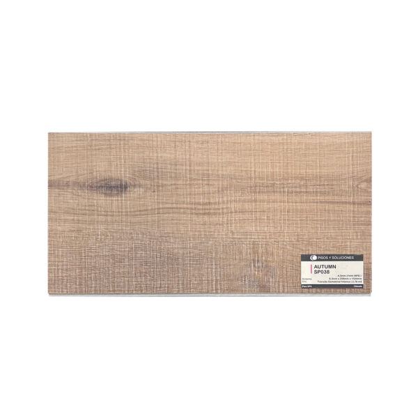 Piso Vinílico SPC Click Autumn SP038 4,5mm con manta