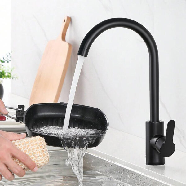 Grifería Canilla Burdeos Negra BM001