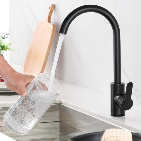 Grifería Canilla Burdeos Negra BM001