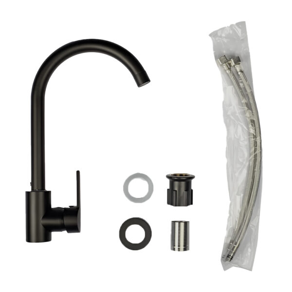 Grifería Canilla Burdeos Negra BM001