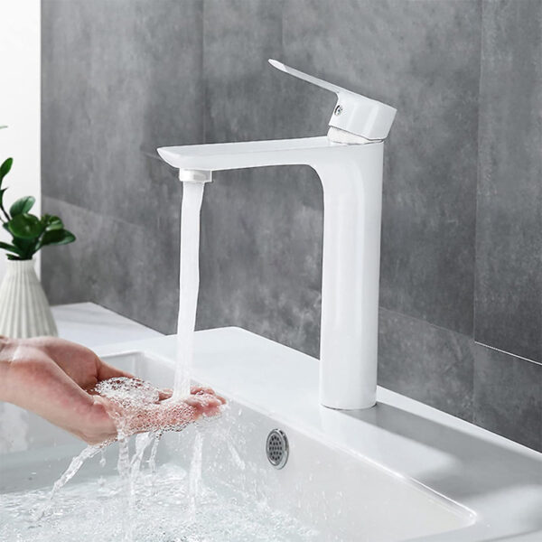 Grifería Canilla Cádiz Blanca FC429