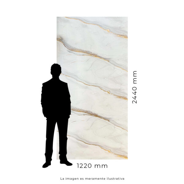 Placas UV Carrara Golden