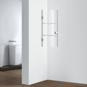 Estante de Baño de Vidrio con Puerta A1006