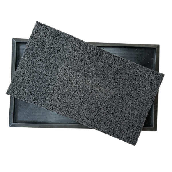 Felpudo Rulo Gris Oscuro 75cm x 45cm