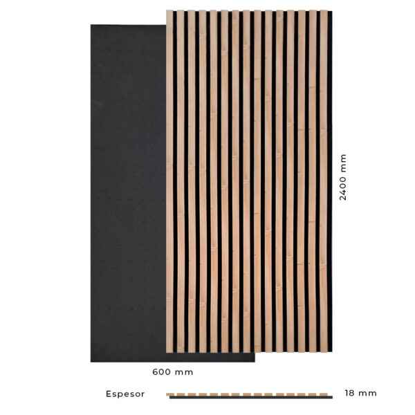 Revestimiento de Pared Interior Acústico Jatoba