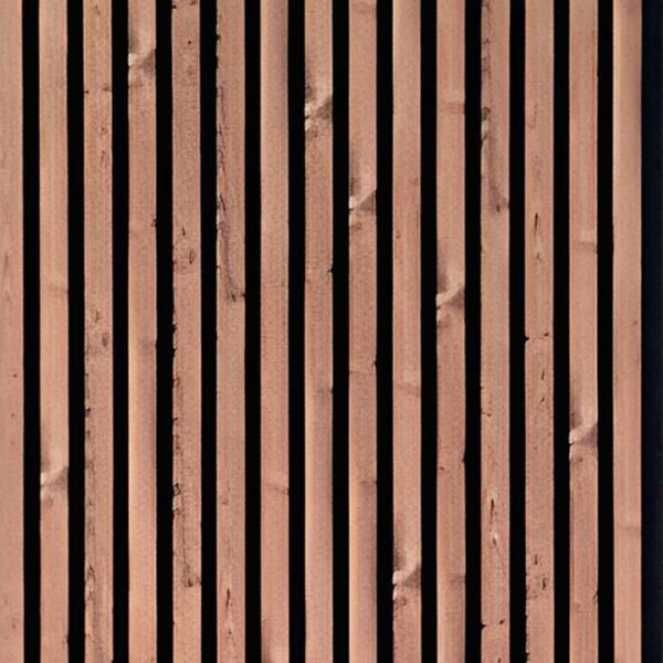 Revestimiento de Pared Interior Acústico Nogal