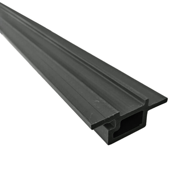 Perfil de Terminación End Revestimiento Exterior Co-Extruded G06 Silver Grey