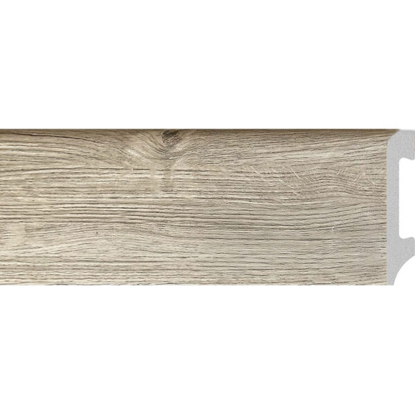 Varilla Zócalo Resistente al Agua Top Round Gris Frances 14mm x 75mm x 2400mm