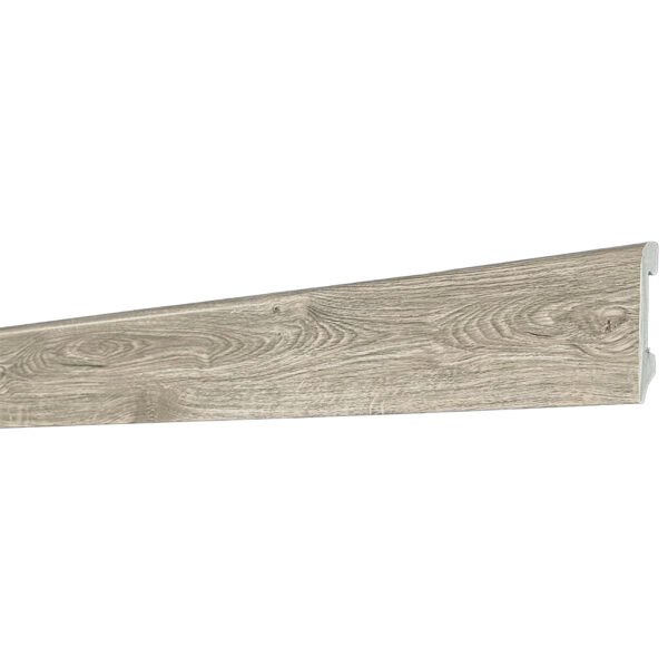 Varilla Zócalo Resistente al Agua Top Round Gris Frances 14mm x 75mm x 2400mm